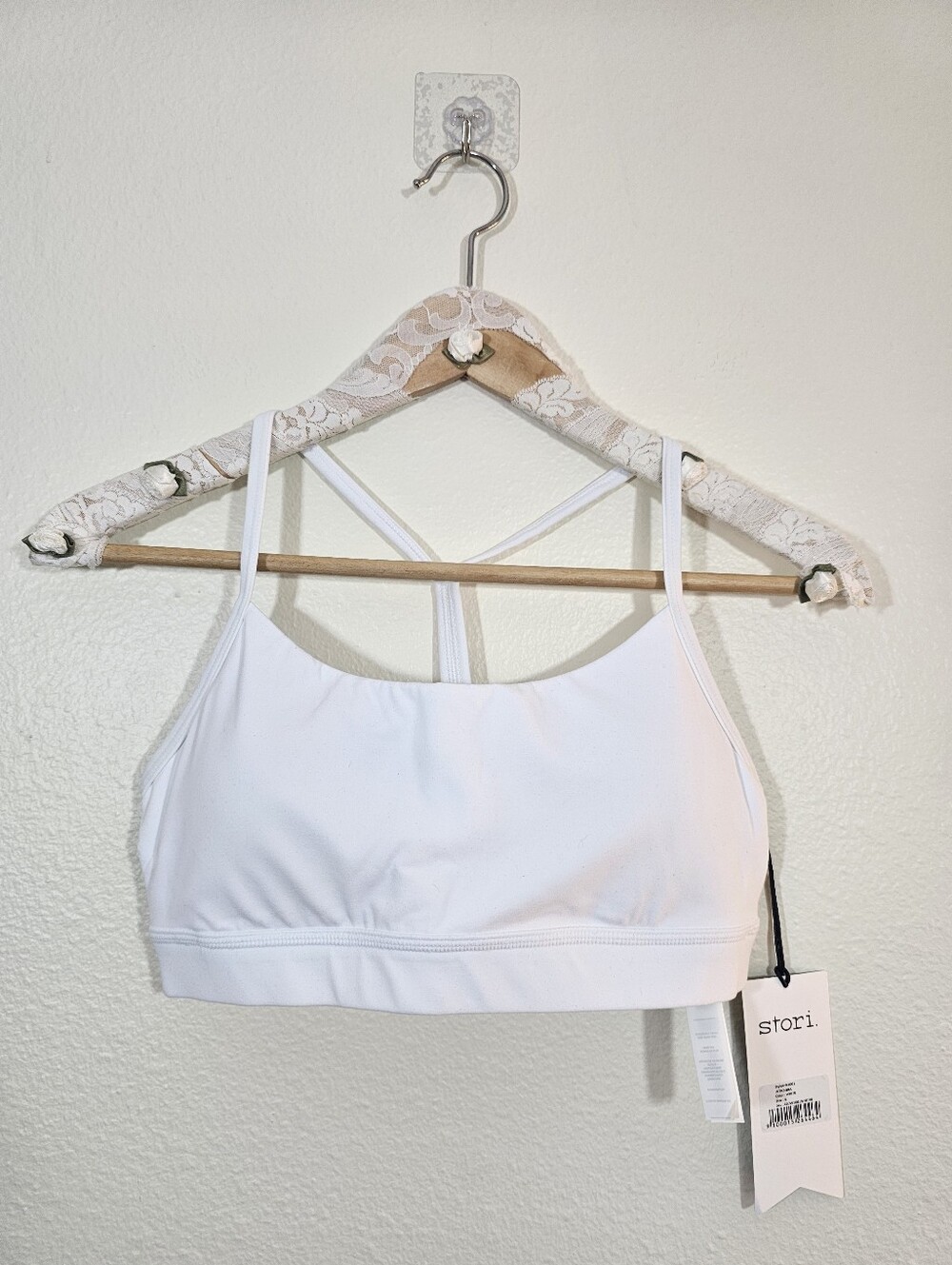 Stori Intro Bra White Size 8 NWT
